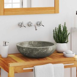 Chiuveta, gri, Ø40x12 cm, marmura GartenMobel Dekor