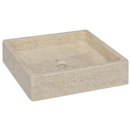 Chiuveta, crem, 40x40x10 cm, marmura GartenMobel Dekor