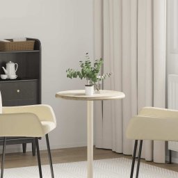 Blat de masa, crem, Ø50x2,5 cm, marmura GartenMobel Dekor
