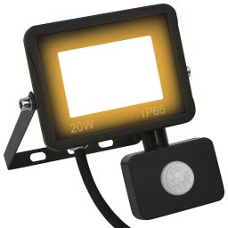 Proiector LED cu senzor, 20 W, alb cald GartenMobel Dekor
