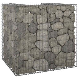 Perete gabion pentru pubela, 110x100x110 cm, otel galvanizat GartenMobel Dekor