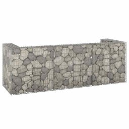 Perete gabion pentru pubele, 325x100x110 cm, otel galvanizat GartenMobel Dekor