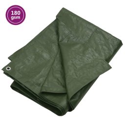 Prelata 180 g/m², verde, 6x6 m, HDPE GartenMobel Dekor
