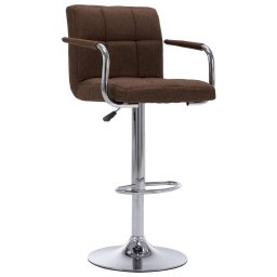 Scaun de bar, maro, material textil GartenMobel Dekor