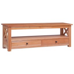 Comoda TV, 120 x 30 x 40 cm, lemn masiv de mahon GartenMobel Dekor
