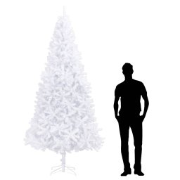 Brad de Craciun artificial, alb, 300 cm GartenMobel Dekor
