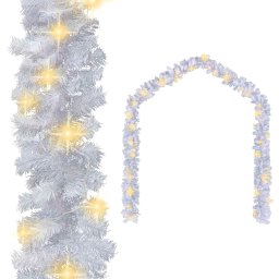 Ghirlanda de Craciun cu lumini LED, alb, 10 m GartenMobel Dekor