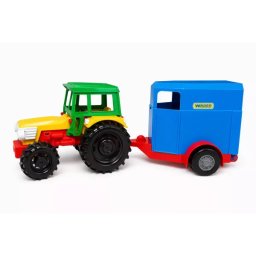 Wader: Tractor cu remorcă pentru transportul cailor - Diverse modele