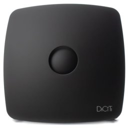 ventilator de baie rio 4c matt black debit 100 m3/h, diametru o98, clapeta antiretur, matt black