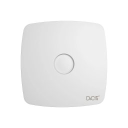 ventilator de baie rio 4c matt white, debit 100 m3/h, diametru o98, clapeta antiretur, matt white