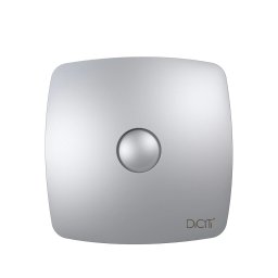 ventilator de baie rio 4c gray metal, debit 100 m3/h, diametru o98, clapeta antiretur, gray metal