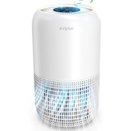 purificator de aer evoair, yuvo, lampa uv-c, filtru 3in1, true hepa, carbon activ, pre-filtru, 4 viteze, functie polen/animale