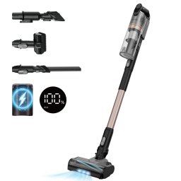 aspirator vertical fara fir levoit 300 plus, autonomie 60 min, 240w, filtrare 99.99%, filtru hepa 5 stadii, recipient praf 0.7