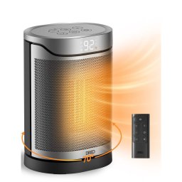 aeroterma dreo atom 318, 1500w, heater ceramica, termostat, eco mode, functie ventilator, oscilatie 70°, timer 12h, silentios,