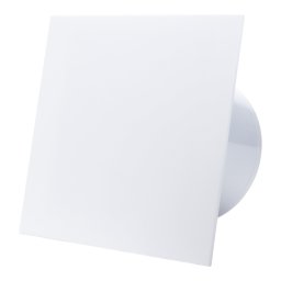 ventilator de baie ecovent decora, o100, super silent, panou plexiglas schimbabil, clapeta antiretur, debit 93 m3/h, garantie
