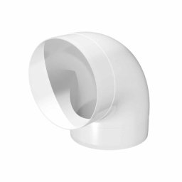 cot din pvc pentru tubulatura o75 mm, unghi 90° cu etansare