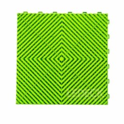 Pardoseala Modulara Plastic PP – Exterior, Garaj Auto, Service, Terasa - VERDE FOSFOR (preț pe buc)