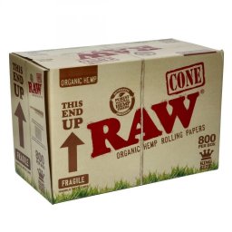 Raw Conuri pre-rulate King Size din canepa organica x800