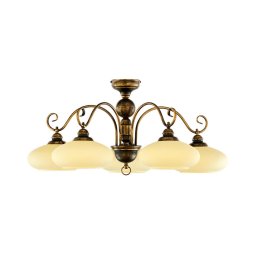 Lustră aplicată BOLERO 5xE27/60W/230V Jupiter 399 BO-5-PL