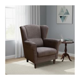 Fotoliu cu aripi GALA, maro închis