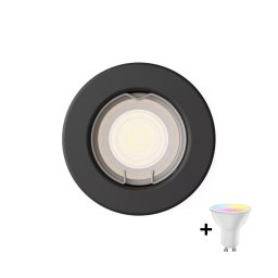 Philips - Spot încastrat LED RGBW dimabil PERIDOT 1xGU10/6,5W/230V, negru
