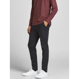 Pantaloni chino pentru barbati Jack & Jones - negru