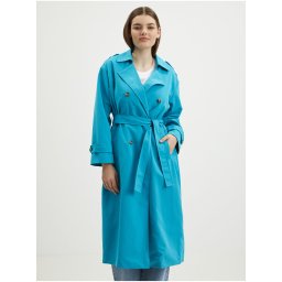 Trenciuri si paltoane subtiri pentru femei VERO MODA - albastru
