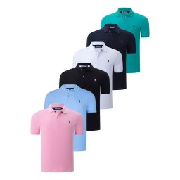 Tricou polo de barbati, dewberry