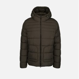 Geaca de iarna barbati maro inchis Geox Magnete