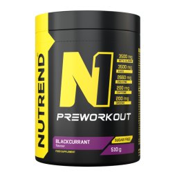 Nutrend N1 Pre-Workout 510 g coacăze negre