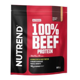 Nutrend 100% Proteine din vită 900 g ciocolată cu alune