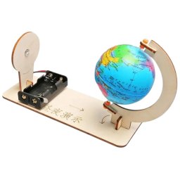 Joc STEM educativ DIY rotatia Pamantului zi si noapte pentru copii 8 ani+