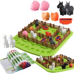 Smart Farmer - joc de logica cu animale de ferma, 60 provocari, limba romana