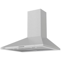 Hota decorativa Crown C 1650 X ECO, 60 cm, Clasa C, 300 m³/h, 3 viteze, Filtru din aluminiu, Inox