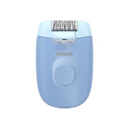 Epilator PHILIPS Seria 4000 BRE247/00, 2 viteze, Umed si uscat, Albastru