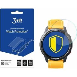 Folie protectie, Hybrid, Sticla, Pentru Xiaomi Watch S1 Active, 3 Bucati, Transparent