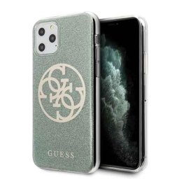 Husa Husa protectie Guess Plastic TPU pt.Apple IPhone 11 Pro - 4G Glitter Circle, Verde