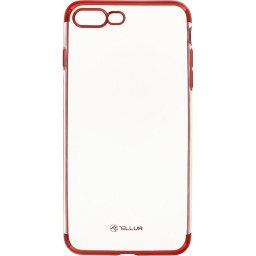 Husa Carcasa Tellur din Silicon Electroplated pentru iPhone 8, Argintiu