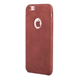 Husa Carcasa slim din Piele sintetica pentru iPhone 8 Plus, Maro