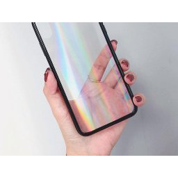 Husa Carcasa Glass print pentru iPhone XS MAX, Palm