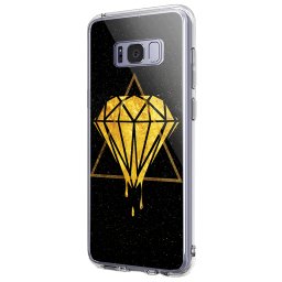 Husa Carcasa Tellur din Silicon pentru Samsung Galaxy S8 Plus, Margini negre