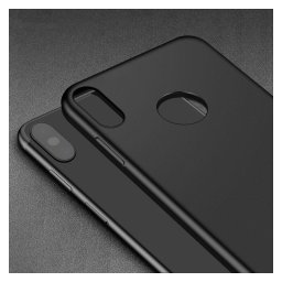 Husa Carcasa Hibrid cu margine mata Tellur pentru iPhone X/XS, Negru