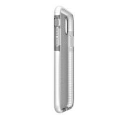 Husa Carcasa Hibrid cu margine mata Tellur pentru iPhone X/XS, Alb