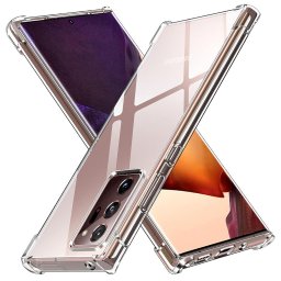 Husa Husa pentru Samsung Galaxy Note 20 Ultra 4G / Note 20 Ultra 5G - Techsuit Shockproof Clear Silicone - Clear