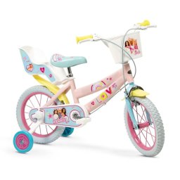 Bicicleta copii Children's bicycle 14" Barbie Toimsa 1465 Pink