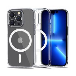 Husa Husă Tech-Protect Magmat MagSafe pentru Apple iPhone 12 / 12 Pro, compatibilă MagSafe, transparentă