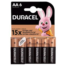 BATERIE ALCALINA LR06 BLISTER 6 BUC DURACELL