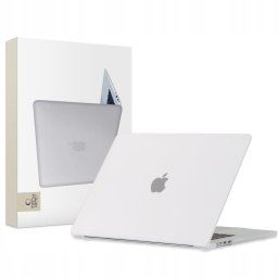 Husa Husă Tech-Protect SmartShell pentru MacBook Air 15 M2 / M3 / 2023-2024, carcasă slim, transparent mat