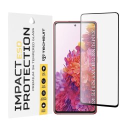 Folie pentru Samsung Galaxy S20 FE / S20 FE 5G - Techsuit ESD Glass - Black