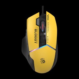 Mouse Optic W95 Ultra Sports Lime RGB LED USB Galben
